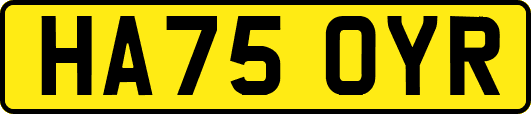 HA75OYR