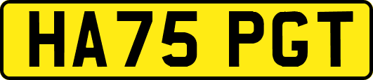 HA75PGT