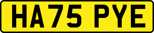 HA75PYE