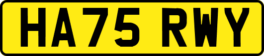 HA75RWY