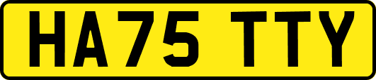 HA75TTY