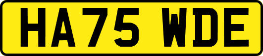 HA75WDE