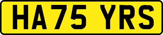 HA75YRS
