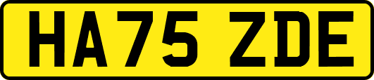 HA75ZDE