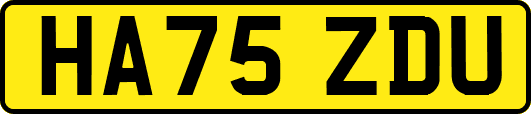 HA75ZDU
