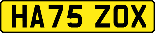 HA75ZOX