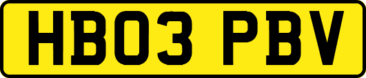 HB03PBV