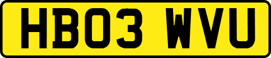 HB03WVU