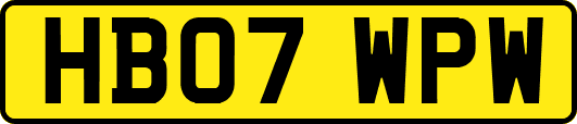 HB07WPW