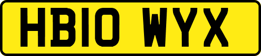 HB10WYX