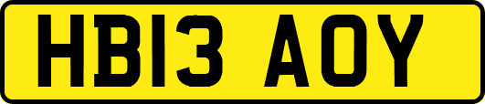 HB13AOY