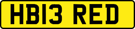 HB13RED