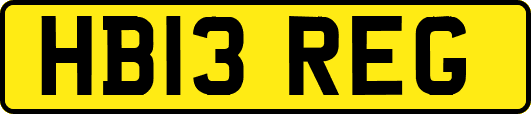 HB13REG
