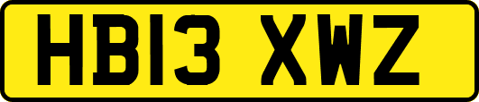 HB13XWZ