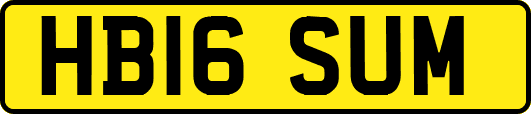 HB16SUM