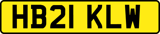 HB21KLW