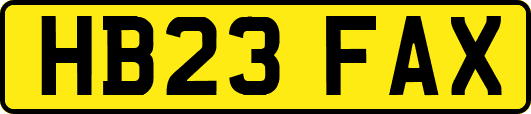 HB23FAX