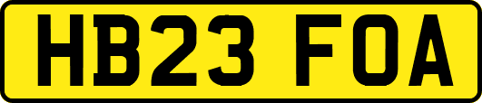 HB23FOA