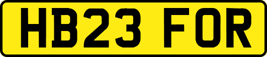 HB23FOR