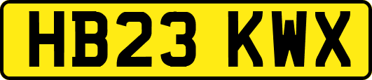 HB23KWX