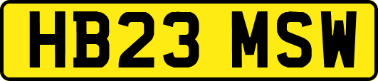 HB23MSW