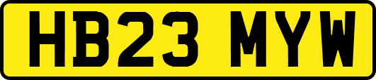 HB23MYW