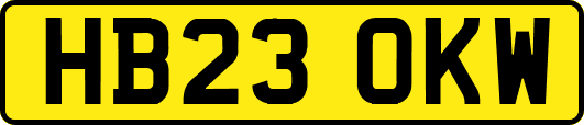 HB23OKW