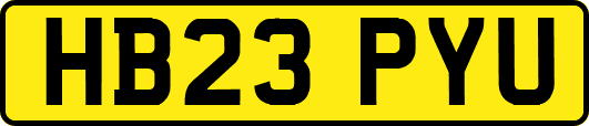 HB23PYU