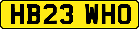 HB23WHO