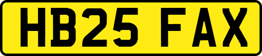 HB25FAX