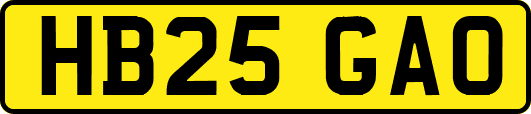 HB25GAO