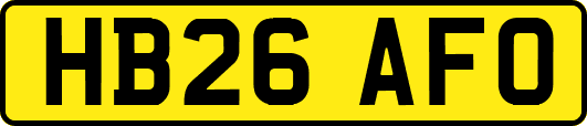 HB26AFO