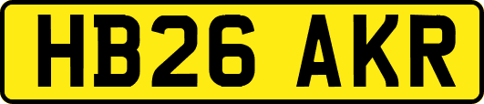 HB26AKR