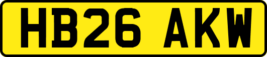HB26AKW