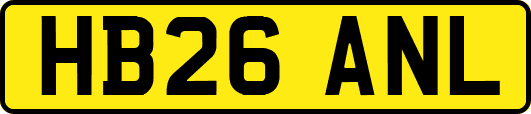 HB26ANL