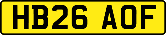 HB26AOF