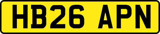 HB26APN