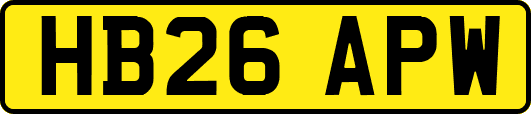 HB26APW