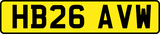 HB26AVW