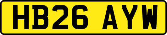 HB26AYW
