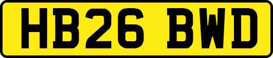 HB26BWD