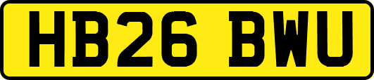 HB26BWU