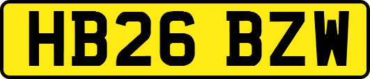 HB26BZW
