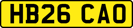 HB26CAO