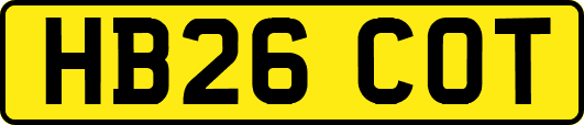 HB26COT