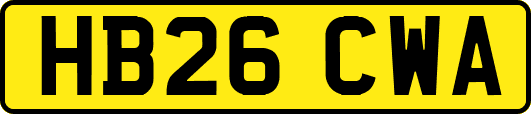 HB26CWA