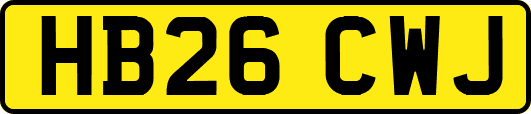 HB26CWJ