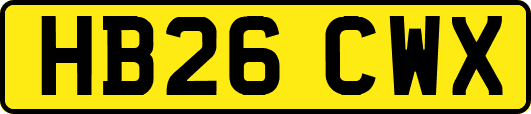 HB26CWX