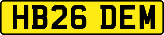 HB26DEM