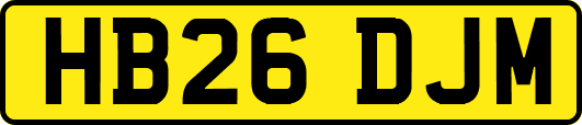 HB26DJM